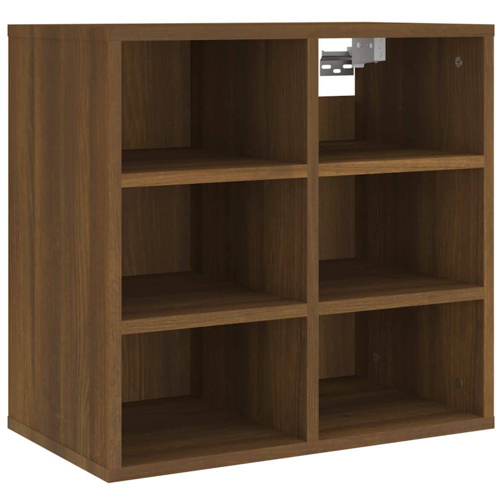 vidaXL Schuhregal Braun Eichen-Optik 52,5x30x50 cm