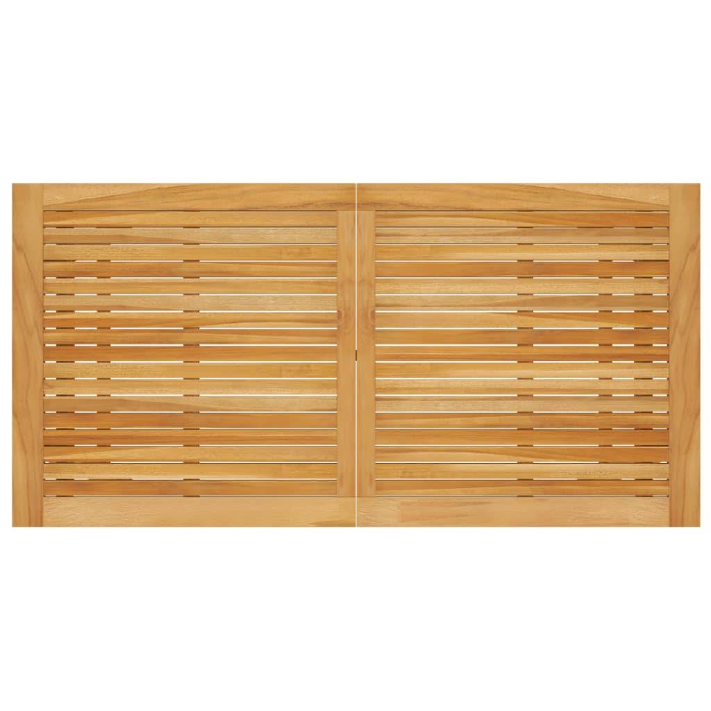 vidaXL Garten-Esstisch 140x70x73,5 cm Akazie Massivholz