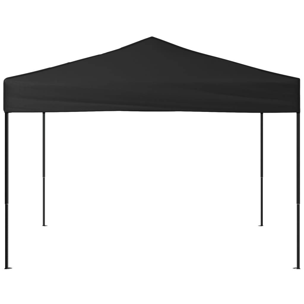 vidaXL Partyzelt Faltbar Schwarz 3x3 m