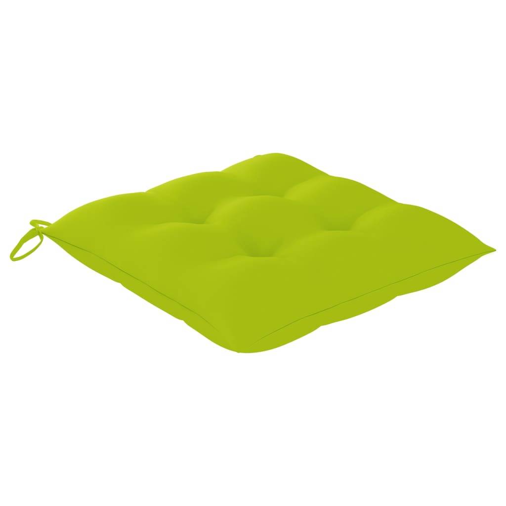 vidaXL Gartenstühle 8 Stk. mit Kissen Massivholz Akazie