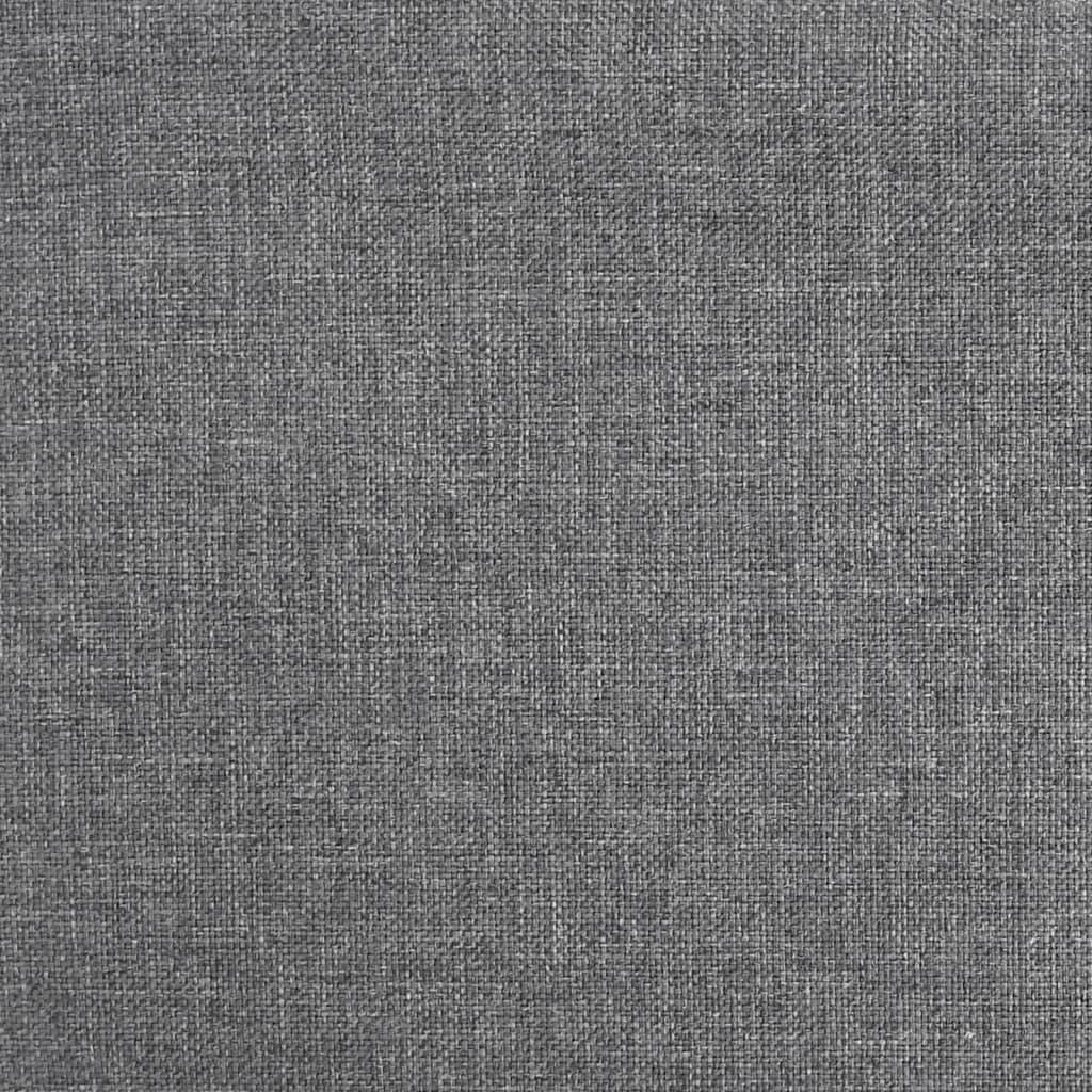 vidaXL Barhocker 2 Stk. Grau Stoff