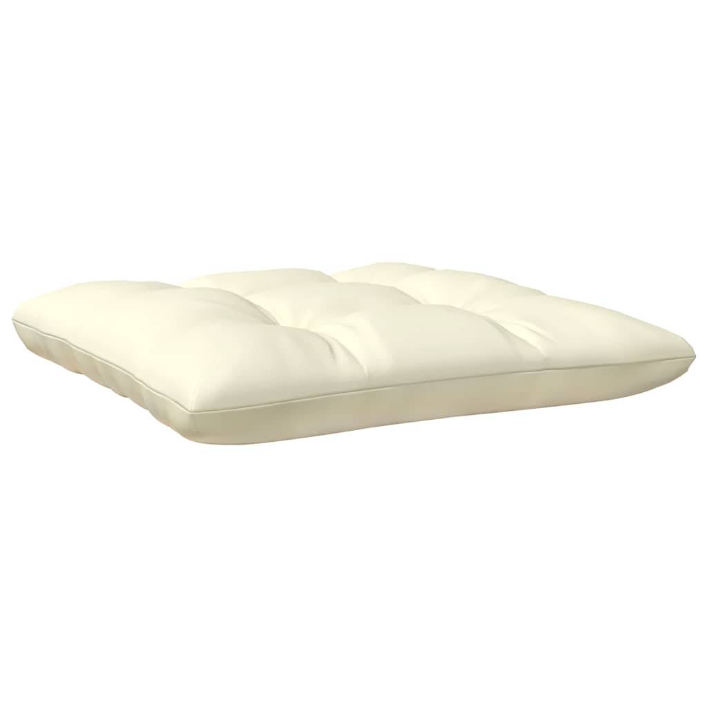 vidaXL Outdoor-Fußhocker mit Kissen Massivholz Kiefer