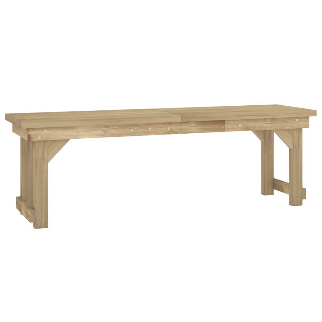 vidaXL 3-tlg. Garten-Essgruppe Massivholz Kiefer Imprägniert