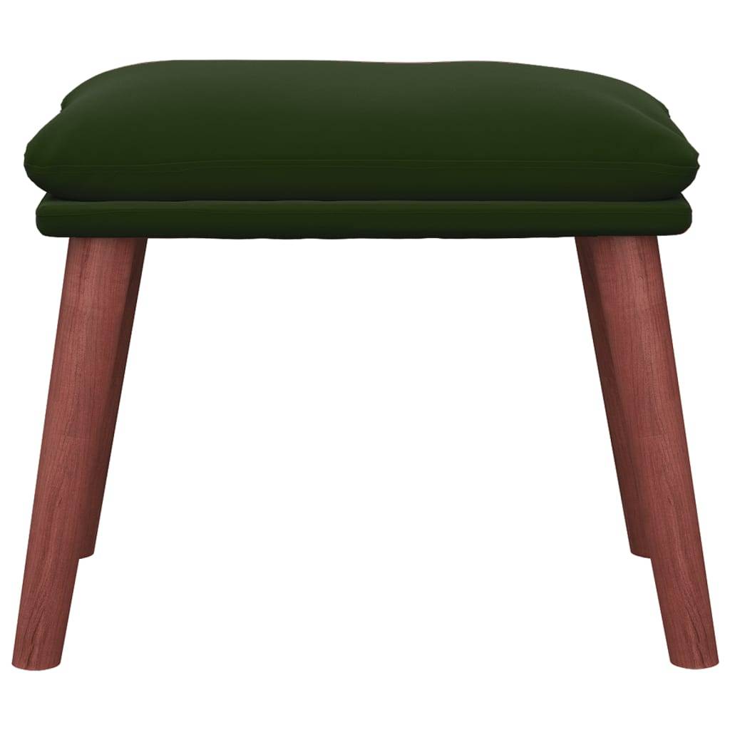 vidaXL Fußhocker Dunkelgrün 45x29,5x35 cm Samt