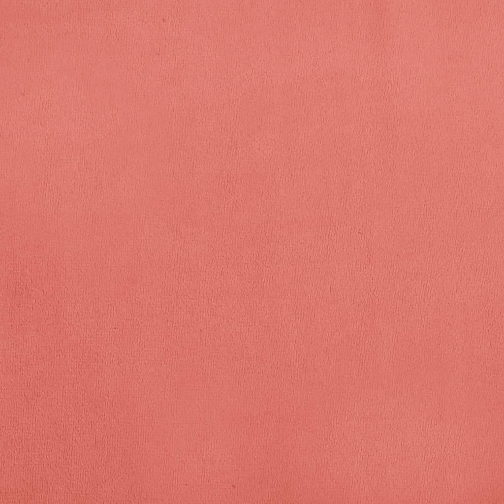 vidaXL Fußhocker Rosa 45x29,5x35 cm Samt