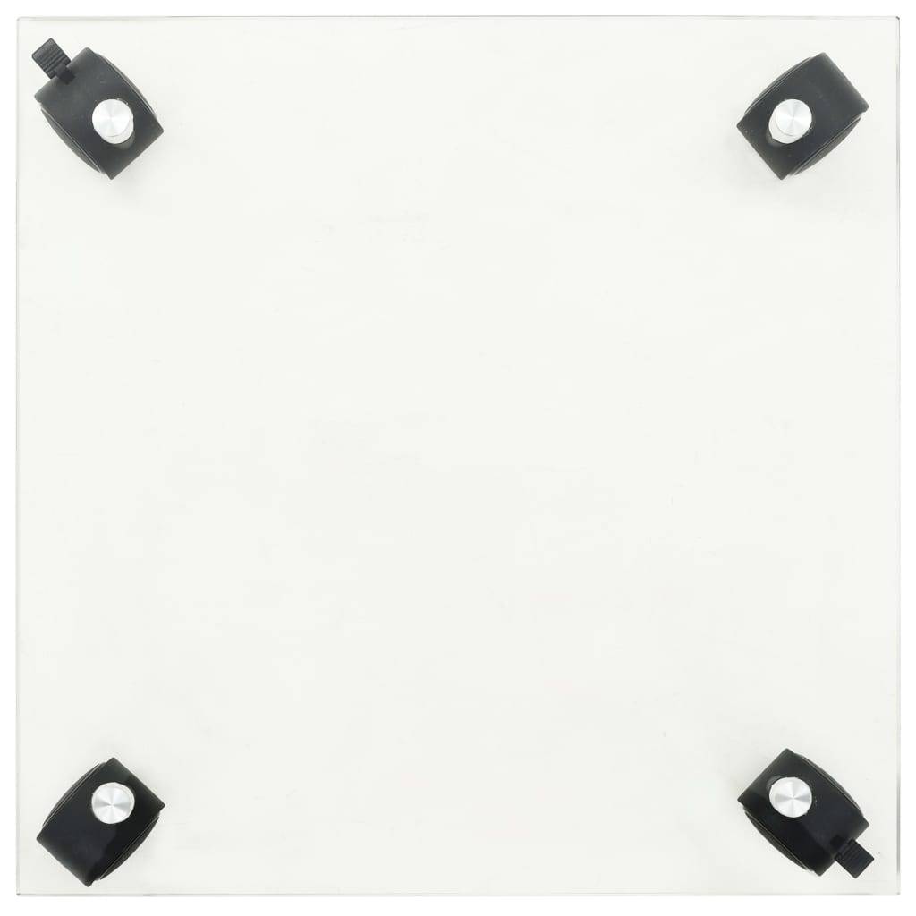 vidaXL Pflanzenroller 4 Stk. 35x35 cm Hartglas Quadratisch