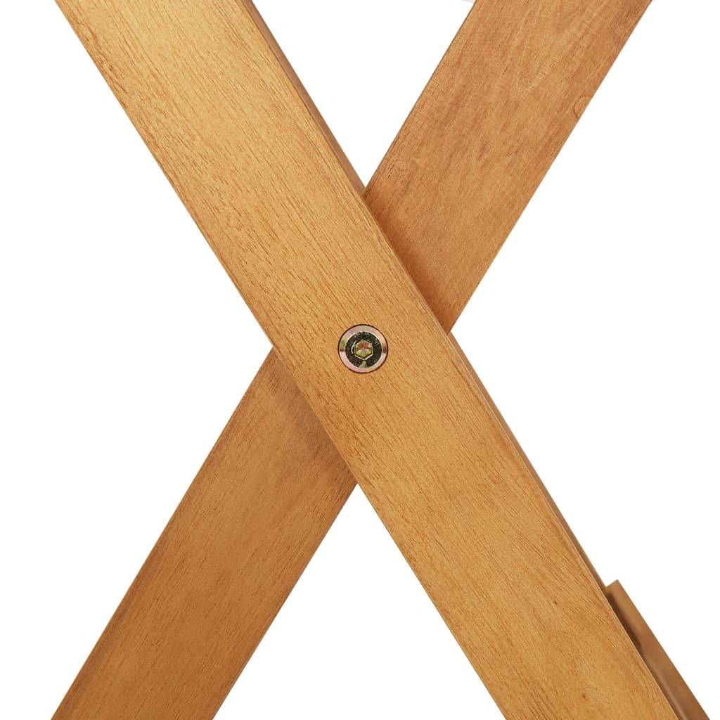 vidaXL Klappbarer Gartentisch 90x90x75 cm Massivholz Akazie