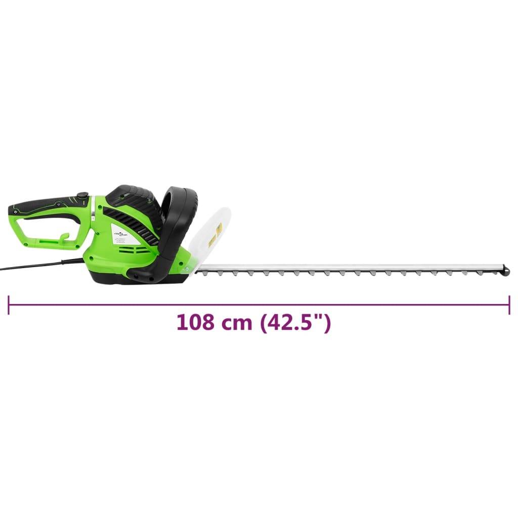 vidaXL Elektro-Heckenschere 61 cm 750 W