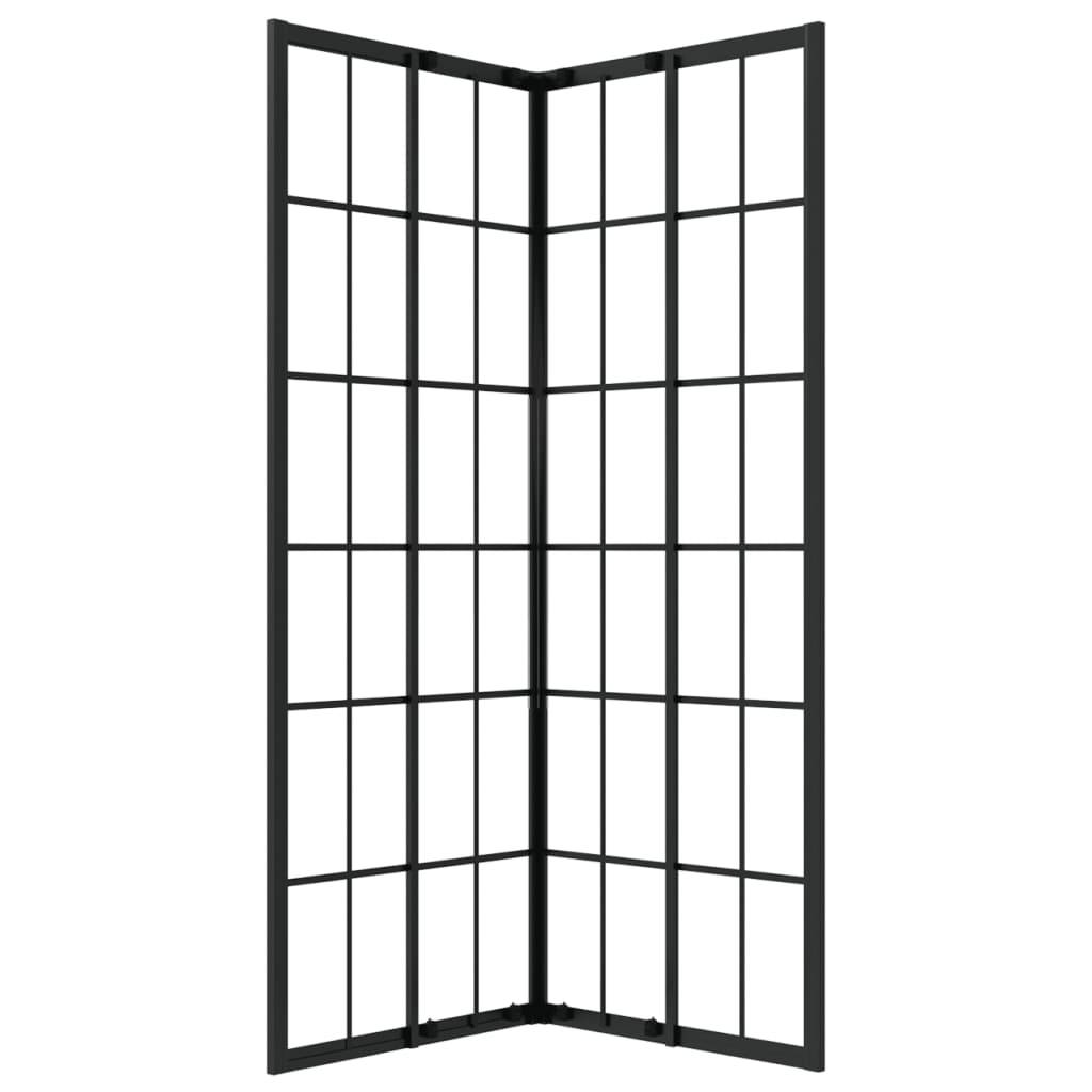 vidaXL Duschkabine ESG 80x80x180 cm
