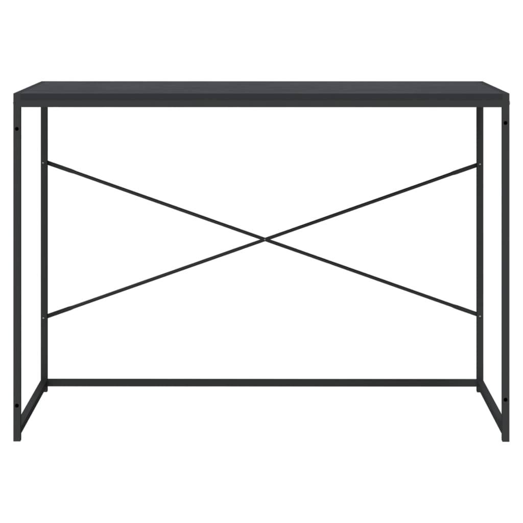 vidaXL Computertisch Schwarz 110x60x70 cm Holzwerkstoff