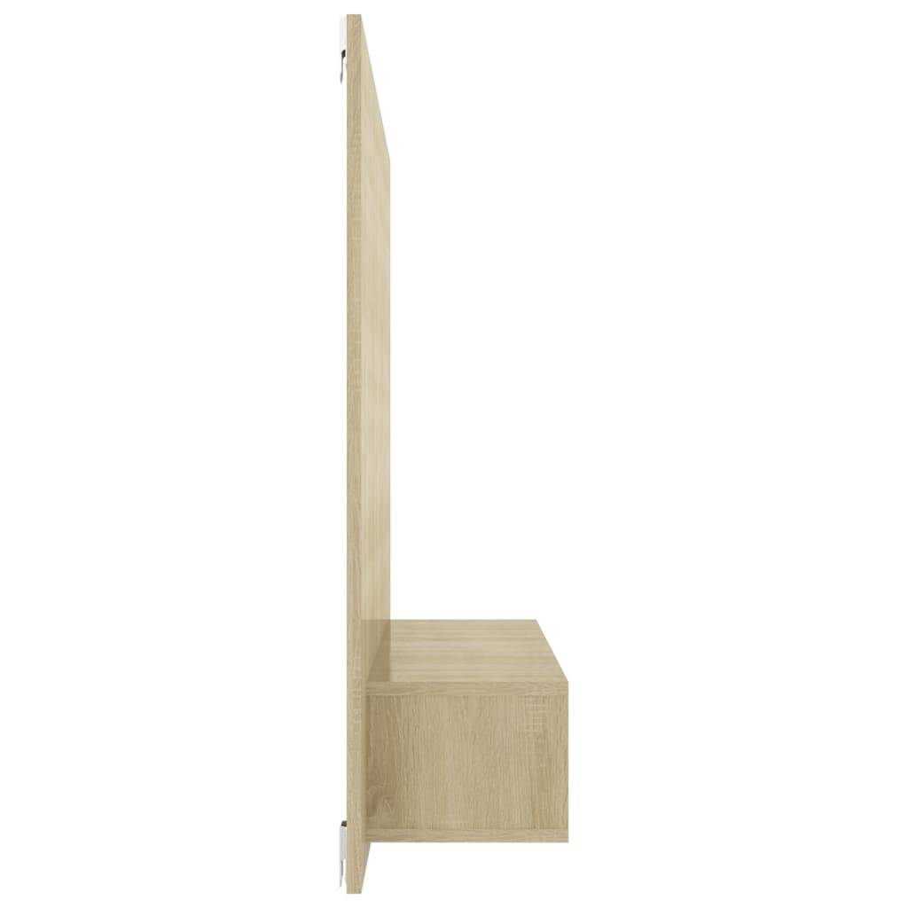 vidaXL TV-Wandschrank Sonoma-Eiche 120x23,5x90 cm Holzwerkstoff