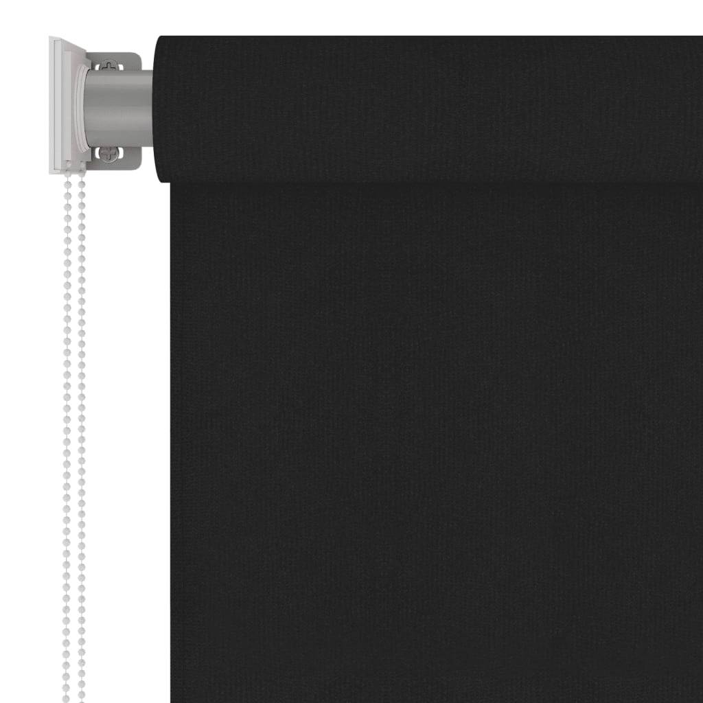 vidaXL Außenrollo 100x140 cm Schwarz