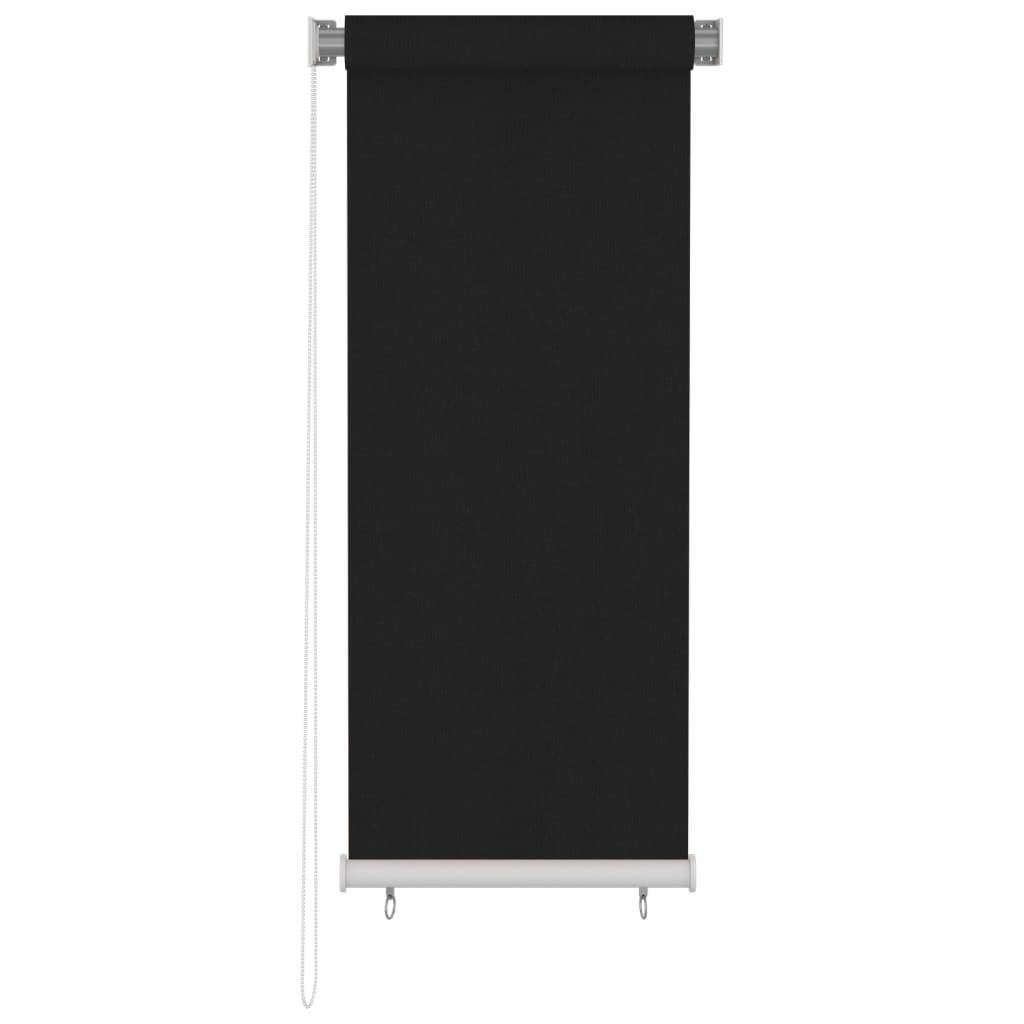 vidaXL Außenrollo 60x140 cm Schwarz