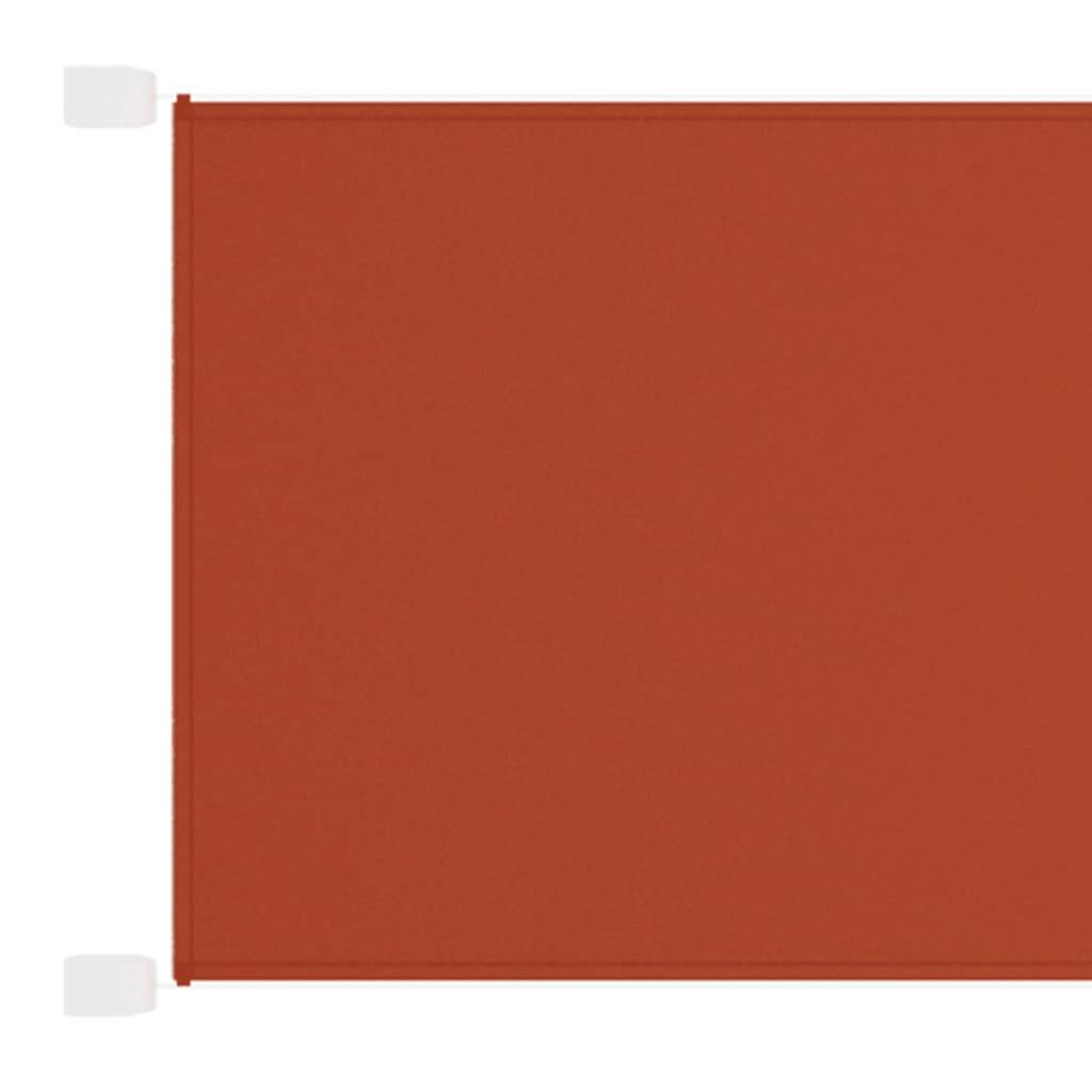 vidaXL Senkrechtmarkise Terrakotta 180x600 cm Oxford-Gewebe