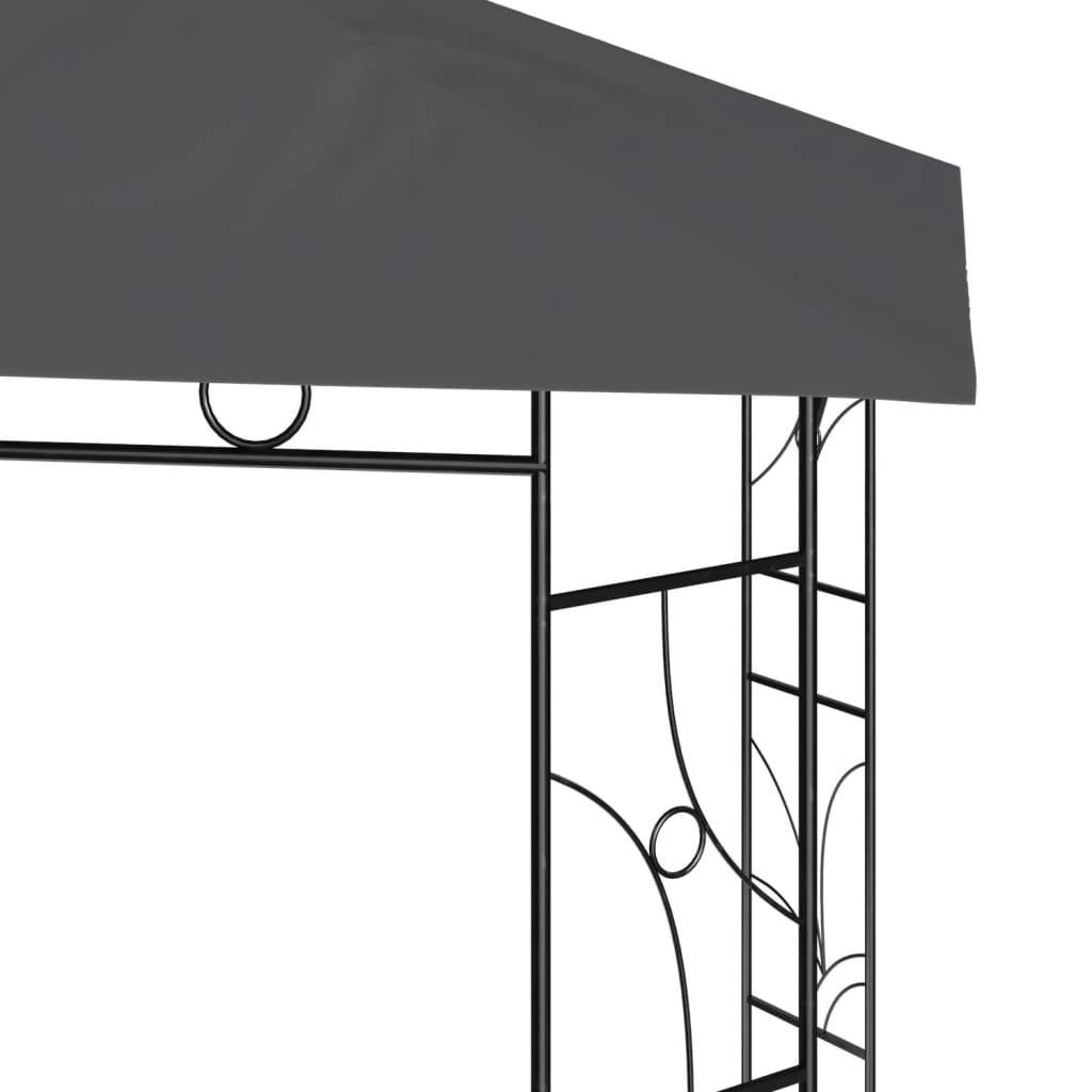 vidaXL Pavillon 3x3x2,7 m Anthrazit 160 g/m²