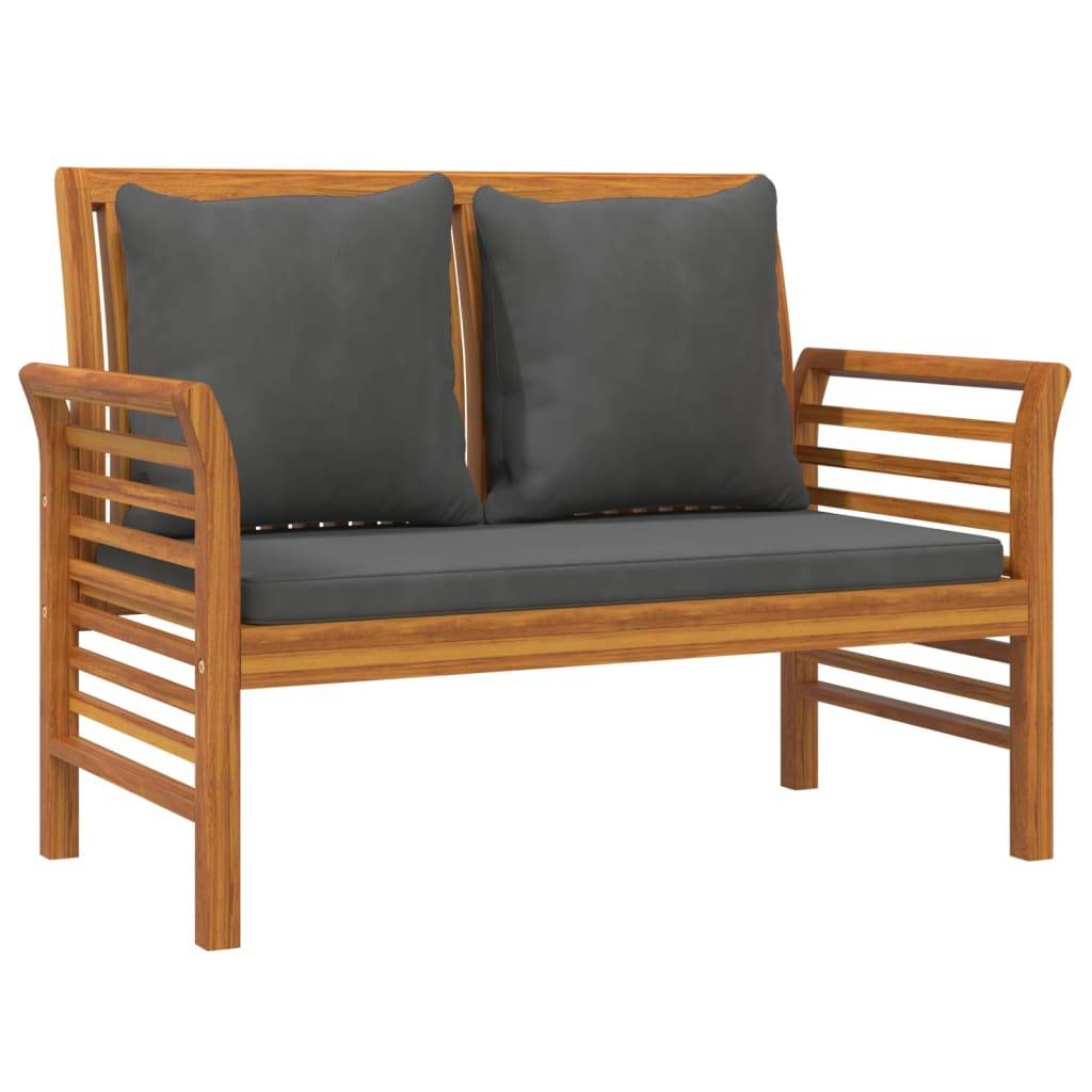 vidaXL 4-tlg. Garten-Lounge-Set mit Kissen Massivholz Akazie