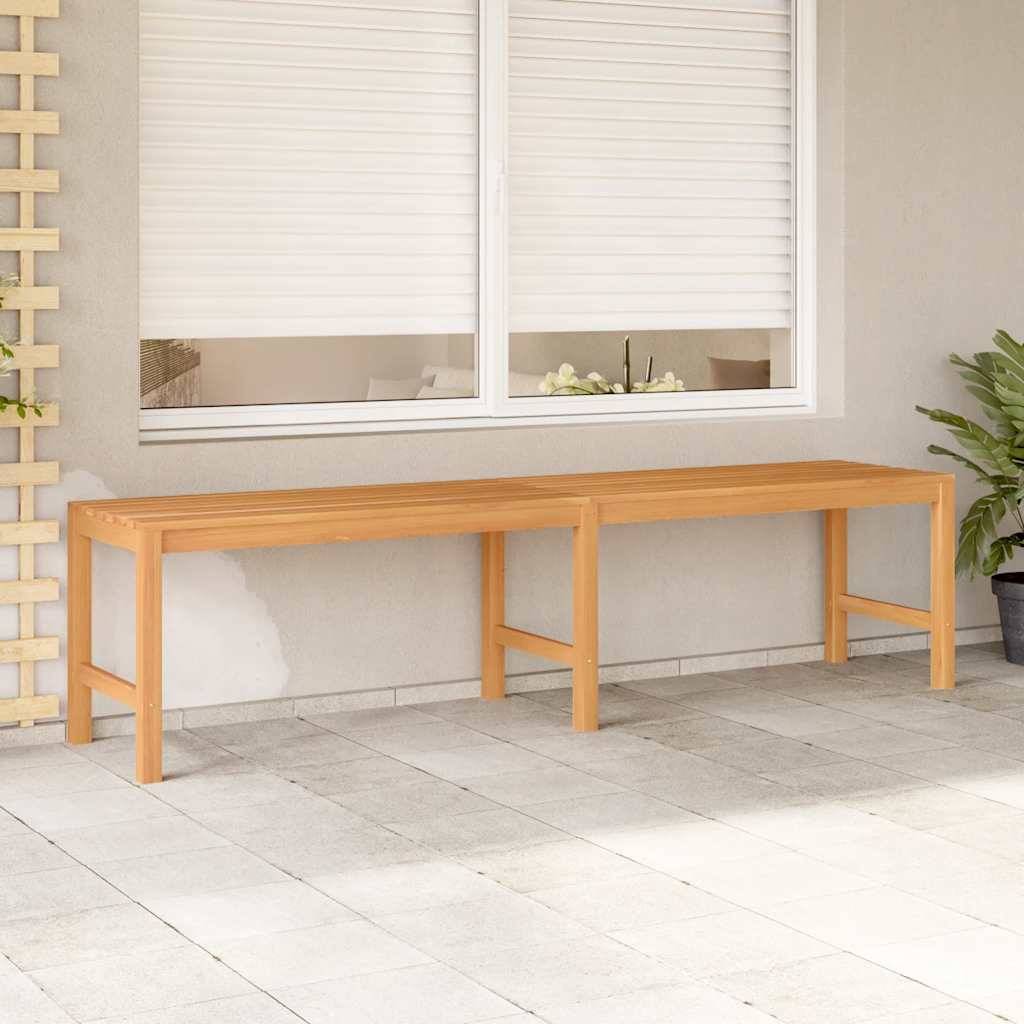vidaXL Gartenbank 180 cm Massivholz Teak