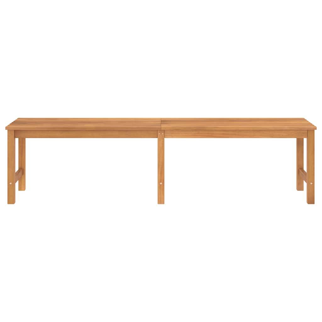 vidaXL Gartenbank 180 cm Massivholz Teak