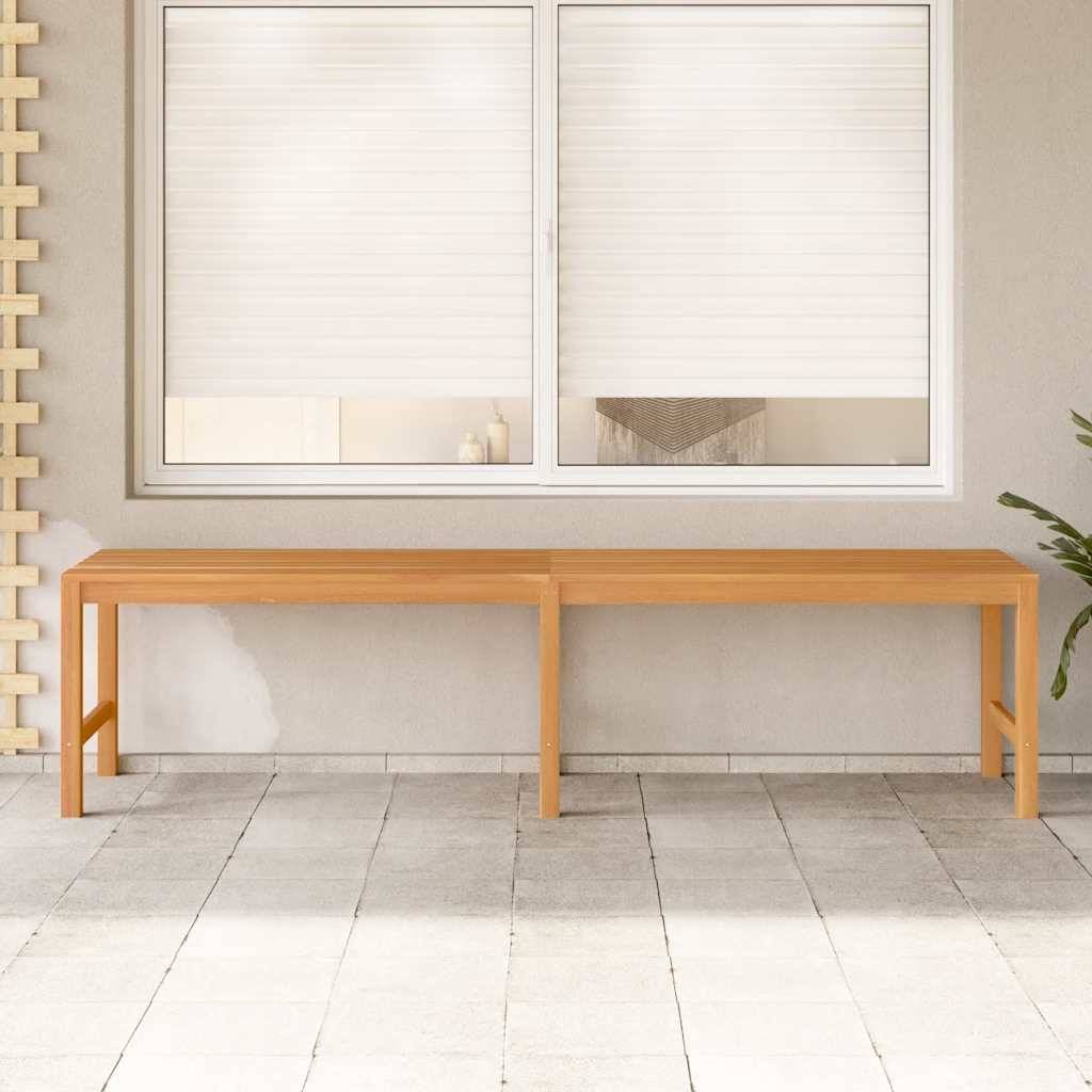 vidaXL Gartenbank 180 cm Massivholz Teak