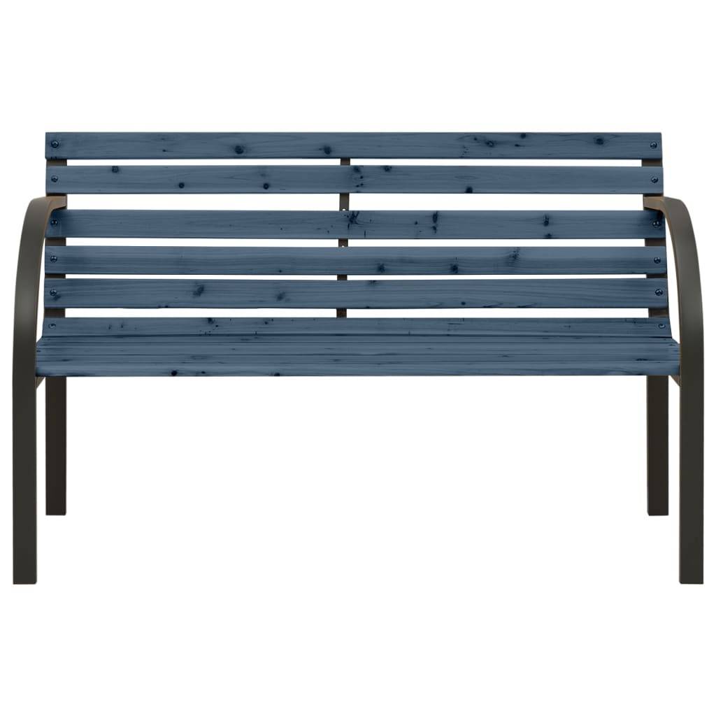 vidaXL Kinder-Gartenbank 81 cm Chinesisches Tannenholz Grau