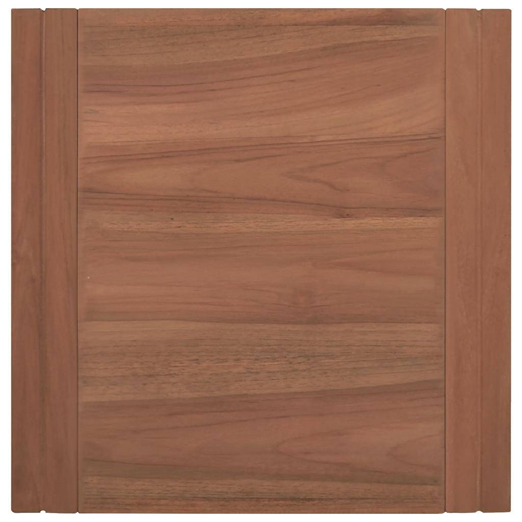 vidaXL Wand-Badregal 45x45x35 cm Massivholz Teak