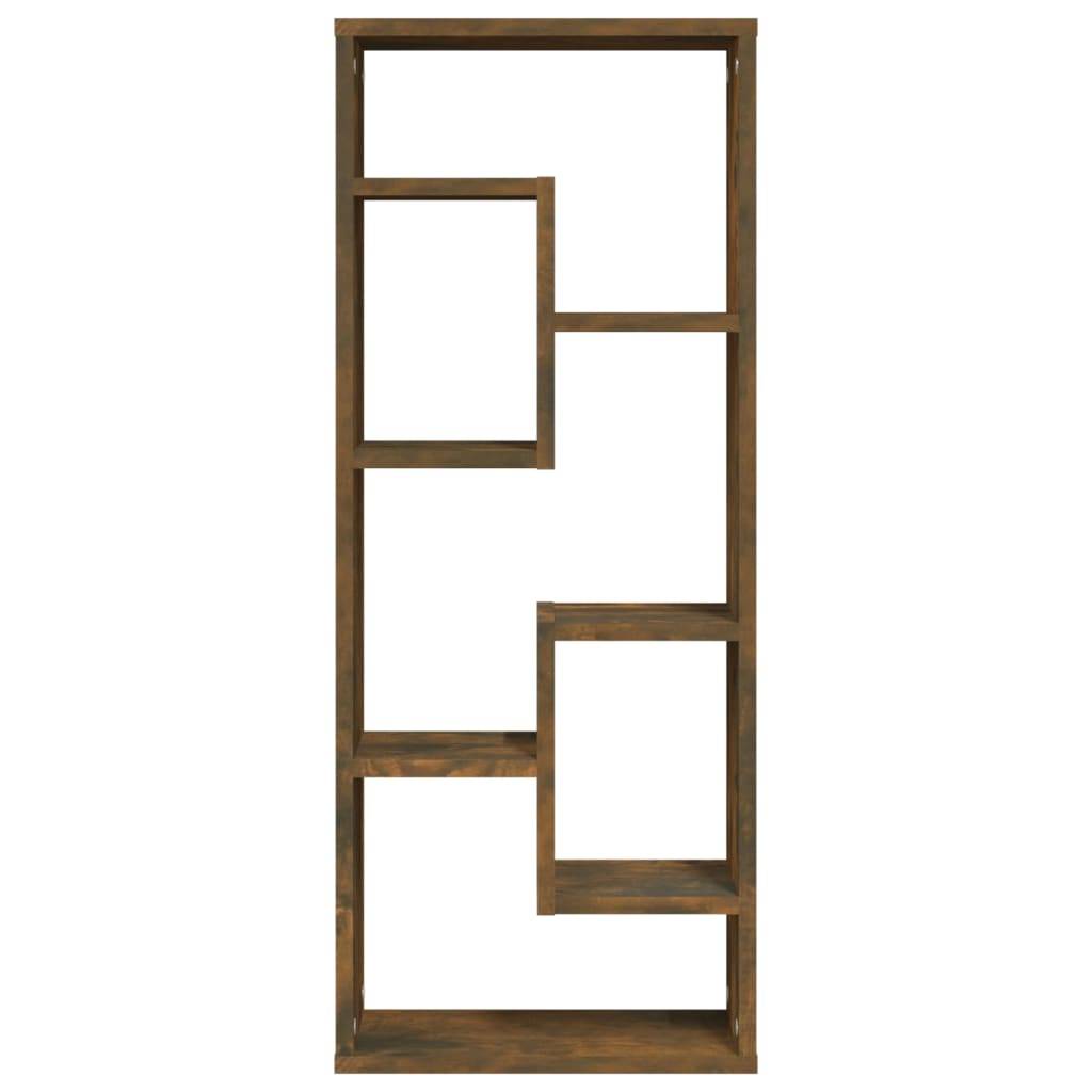 vidaXL Wandregal Räuchereiche 36x16x90 cm Holzwerkstoff