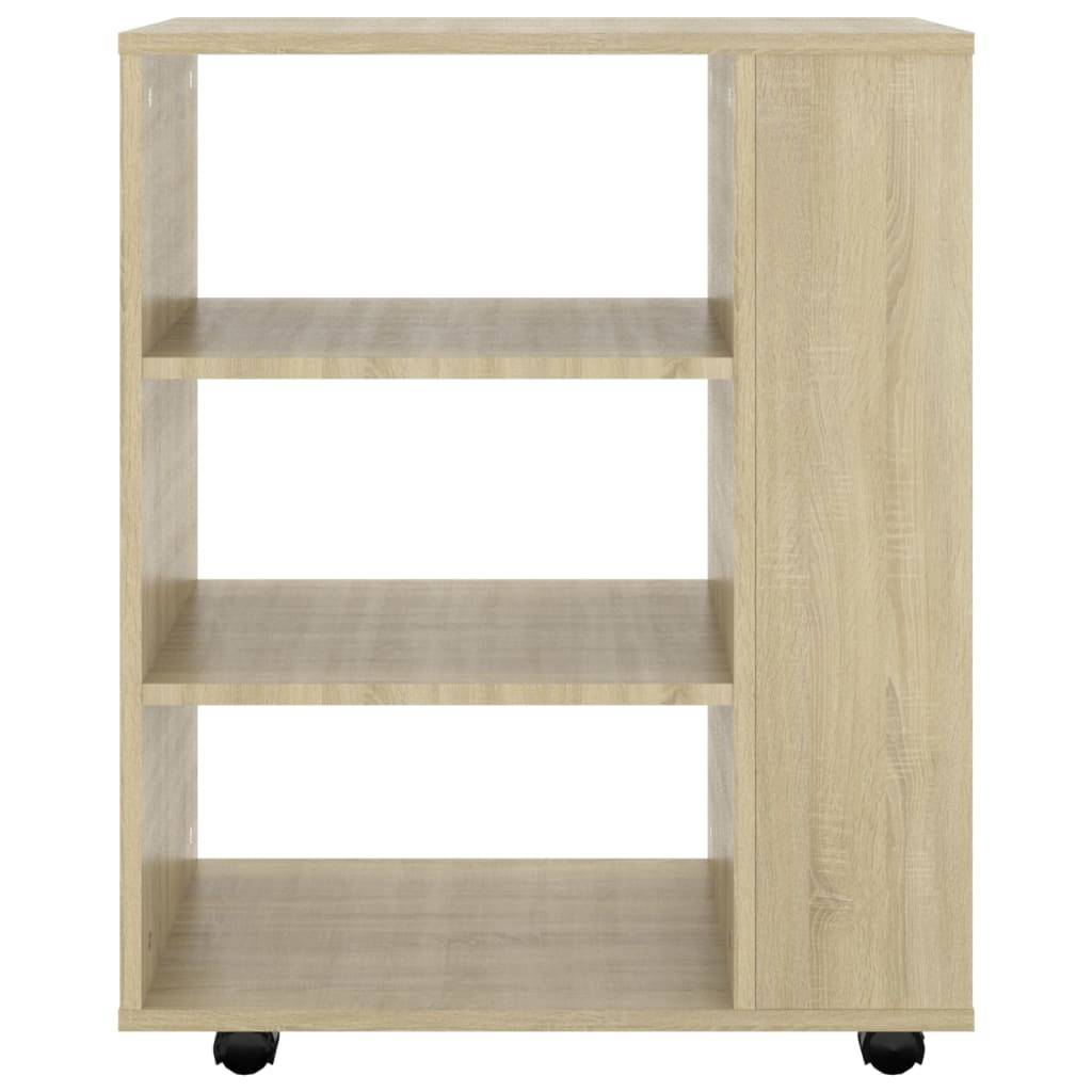 vidaXL Rollschrank Sonoma-Eiche 60x35x75 cm Holzwerkstoff