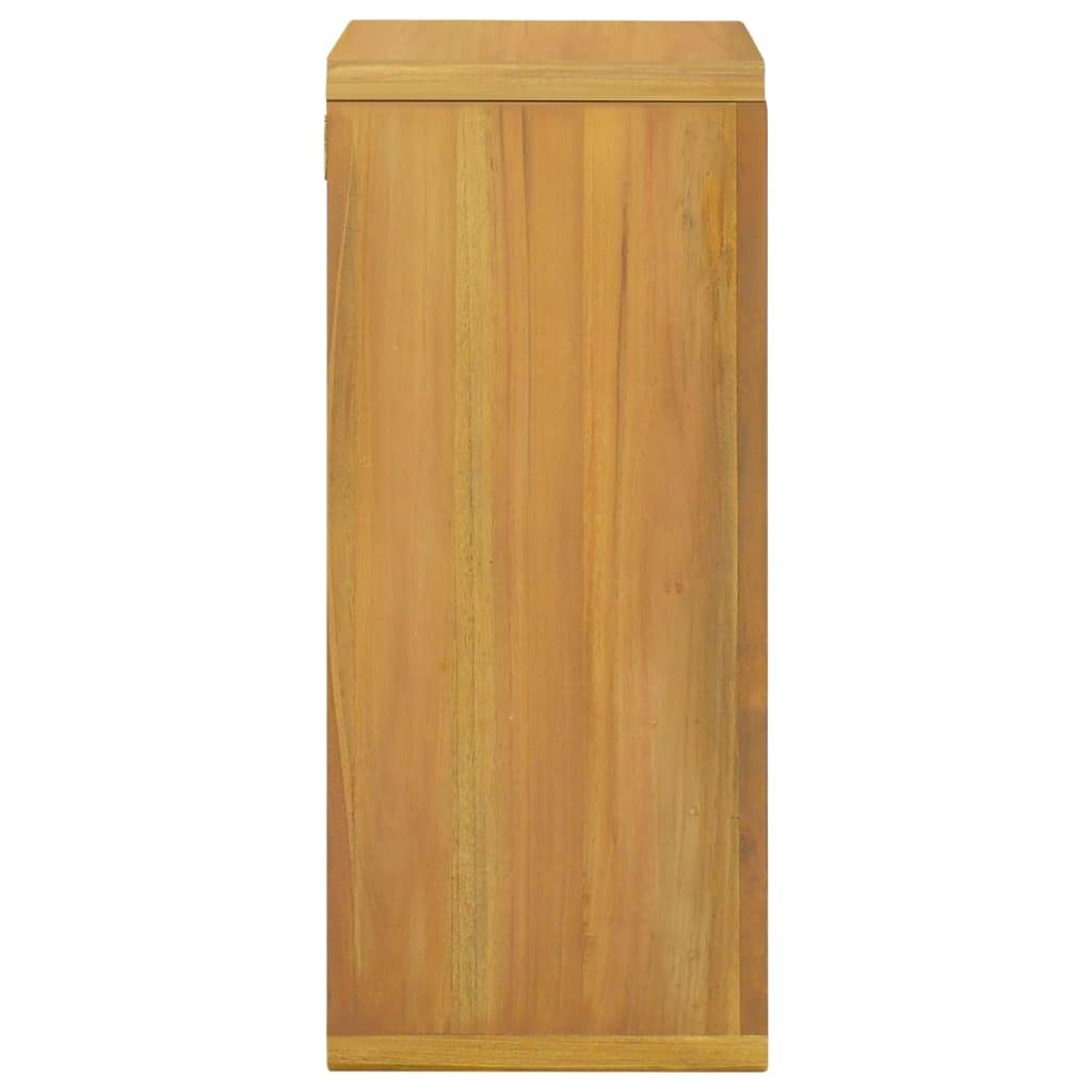 vidaXL Wand-Badschrank 45x30x70 cm Massivholz Teak