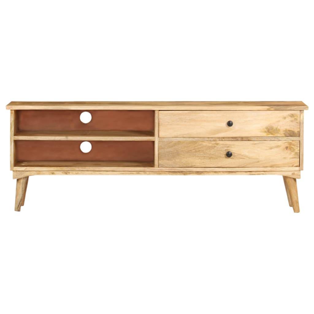 vidaXL TV-Schrank 140x30x50 cm Massivholz Mango