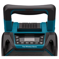 Makita Baustellen-Lautsprecher Stereo Blau und Schwarz Makita Baustellen-Lautsprecher Stereo Blau und Schwarz