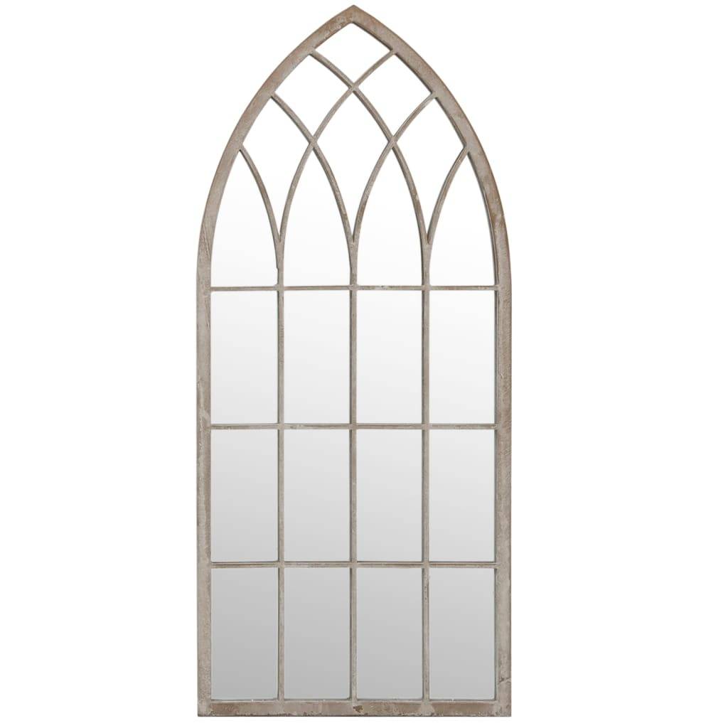 vidaXL Spiegel Sandfarben 100x45 cm Eisen für den Innenbereich