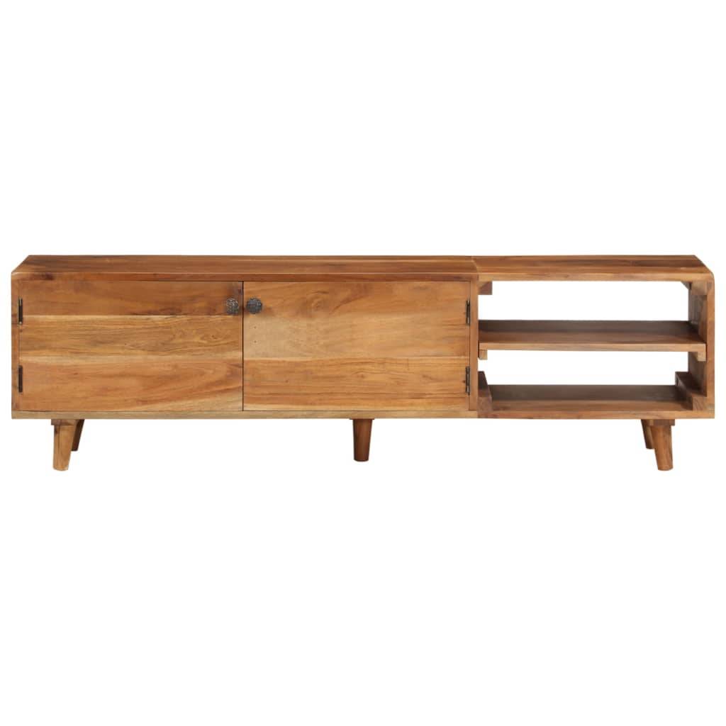 vidaXL TV-Schrank Massivholz Akazie Honigfarbenes Finish 140x30x40 cm