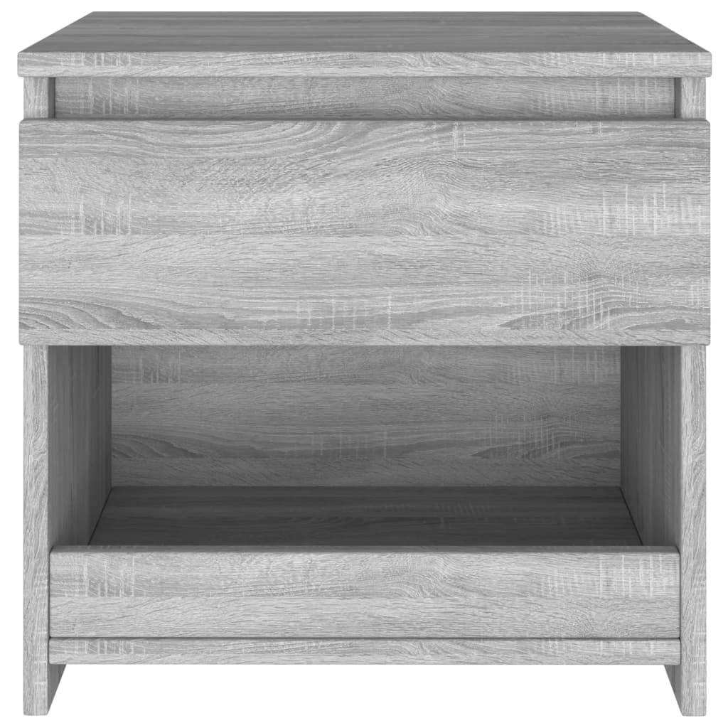 vidaXL Nachttisch Grau Sonoma 40x30x39 cm Holzwerkstoff