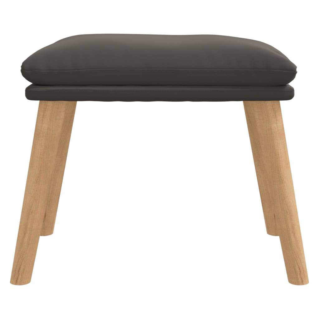 vidaXL Fußhocker Dunkelgrau 45x29,5x35 cm Samt
