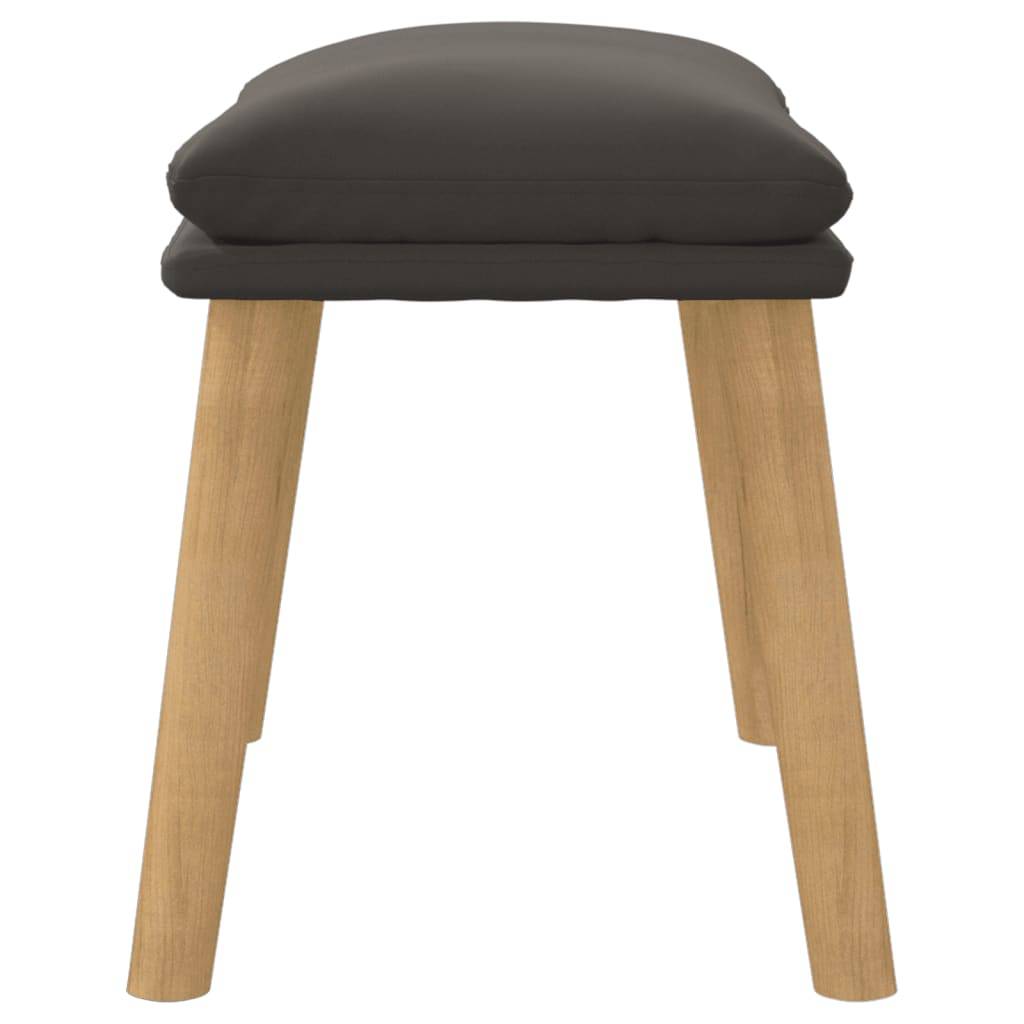 vidaXL Fußhocker Dunkelgrau 45x29,5x35 cm Samt