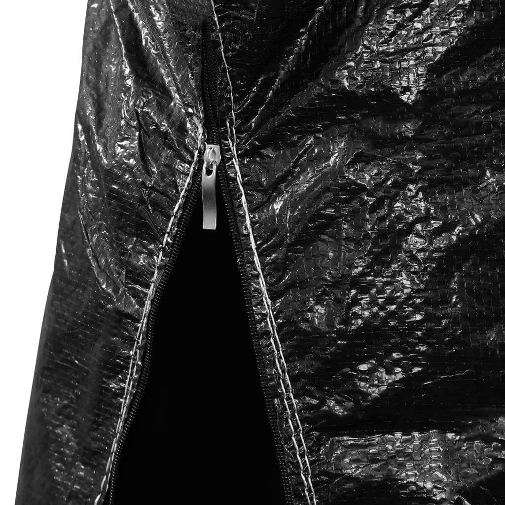 vidaXL Sonnenschirm-Schutzhüllen 2 Stk. mit Reißverschluss PE 250 cm