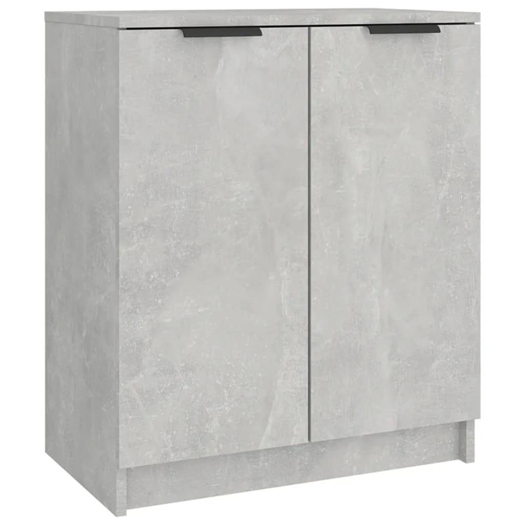 vidaXL Schuhschrank Betongrau 59x35x70 cm Holzwerkstoff