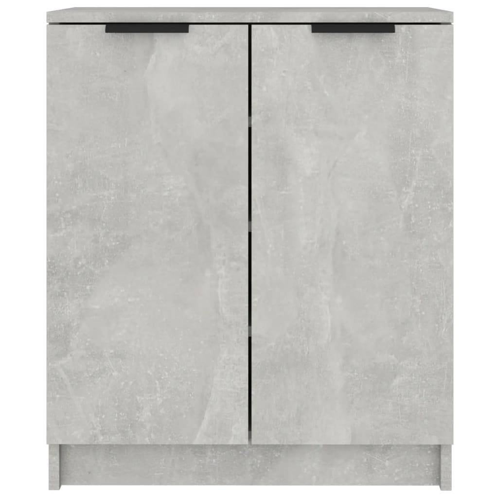 vidaXL Schuhschrank Betongrau 59x35x70 cm Holzwerkstoff