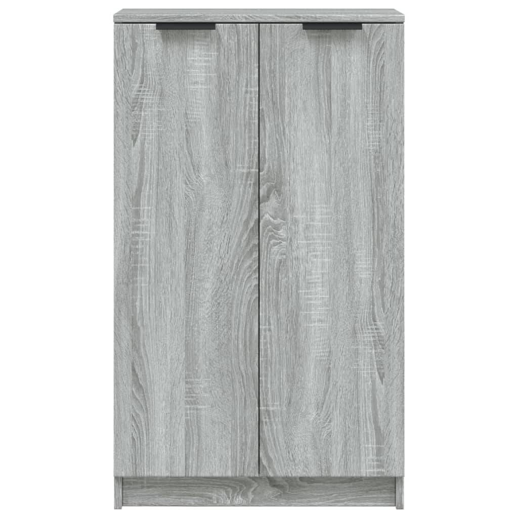 vidaXL Schuhschrank Grau Sonoma 59x35x100 cm Holzwerkstoff