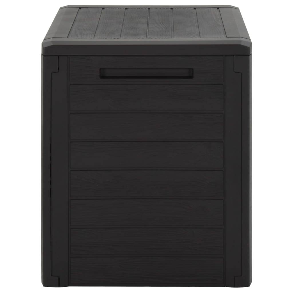 vidaXL Gartentruhe Braun 58,5x46x55 cm Polypropylen
