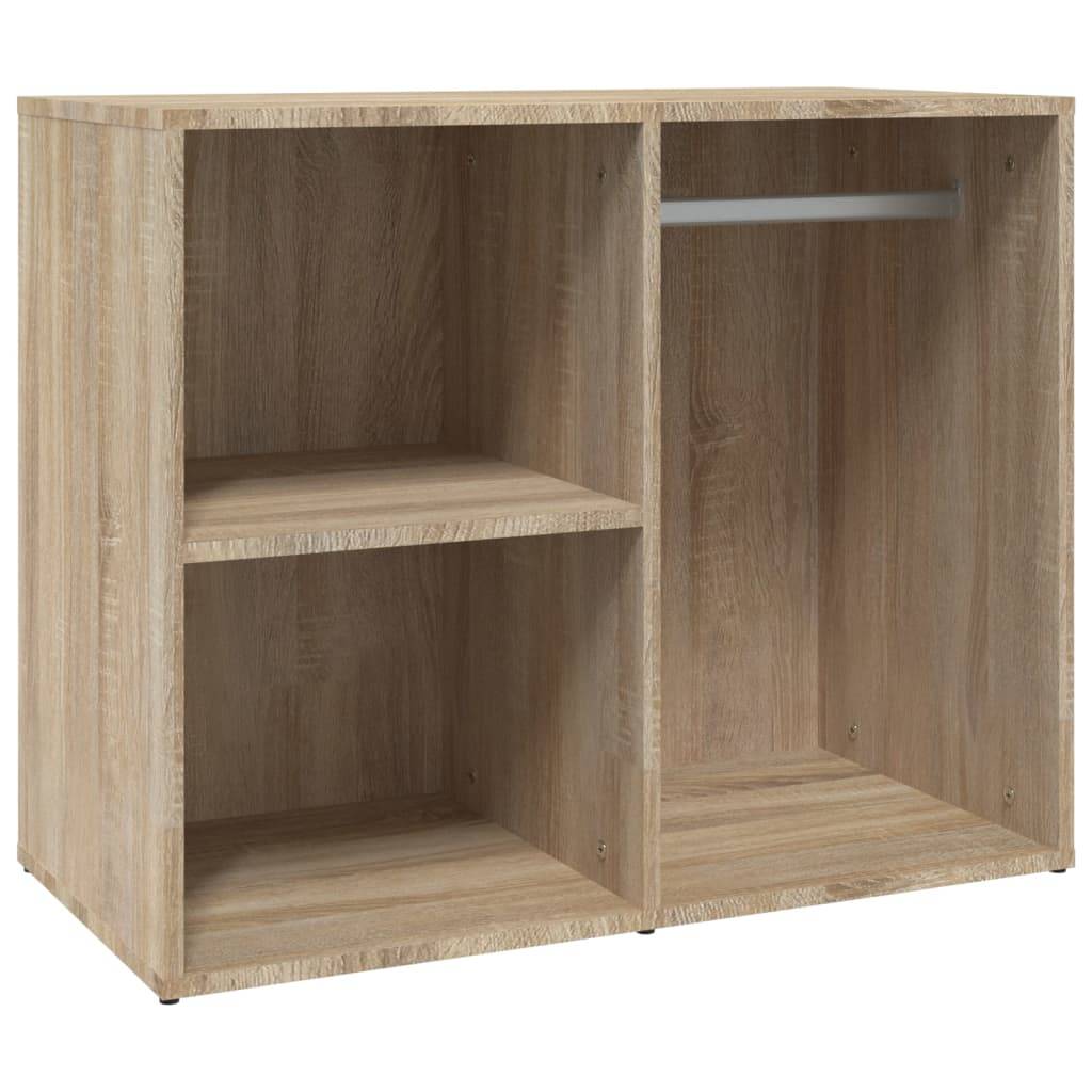 vidaXL Regal für Schminktisch Sonoma-Eiche 80x40x65 cm Holzwerkstoff