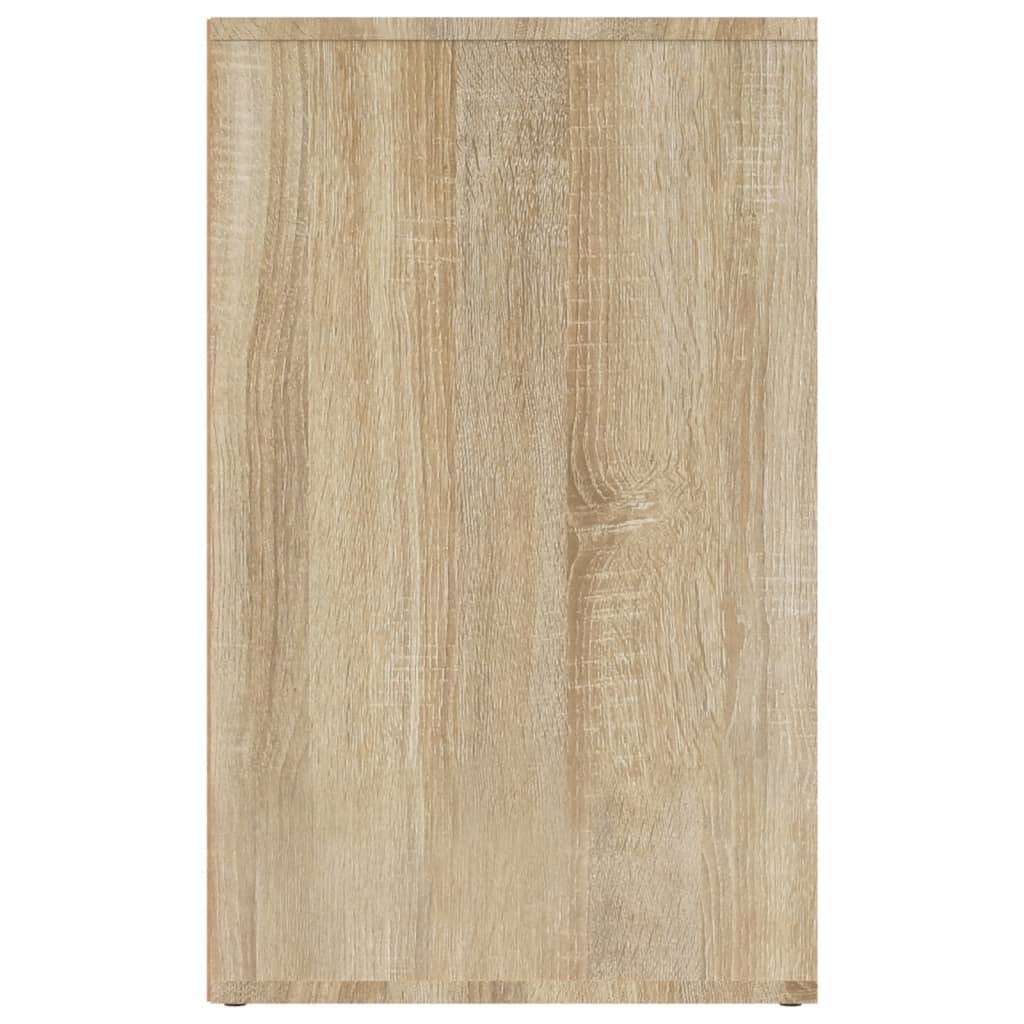 vidaXL Regal für Schminktisch Sonoma-Eiche 80x40x65 cm Holzwerkstoff