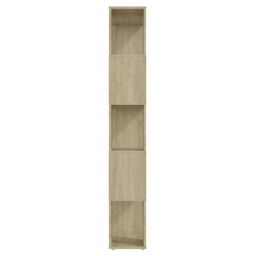 vidaXL Bücherregal Raumteiler Sonoma-Eiche 60x24x155 cm