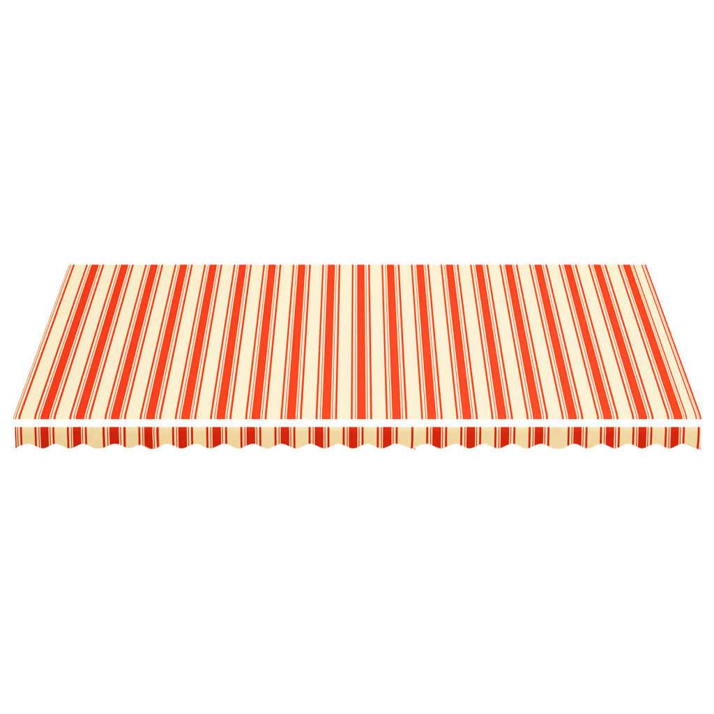 vidaXL Markisenbespannung Gelb und Orange 6x3,5 m