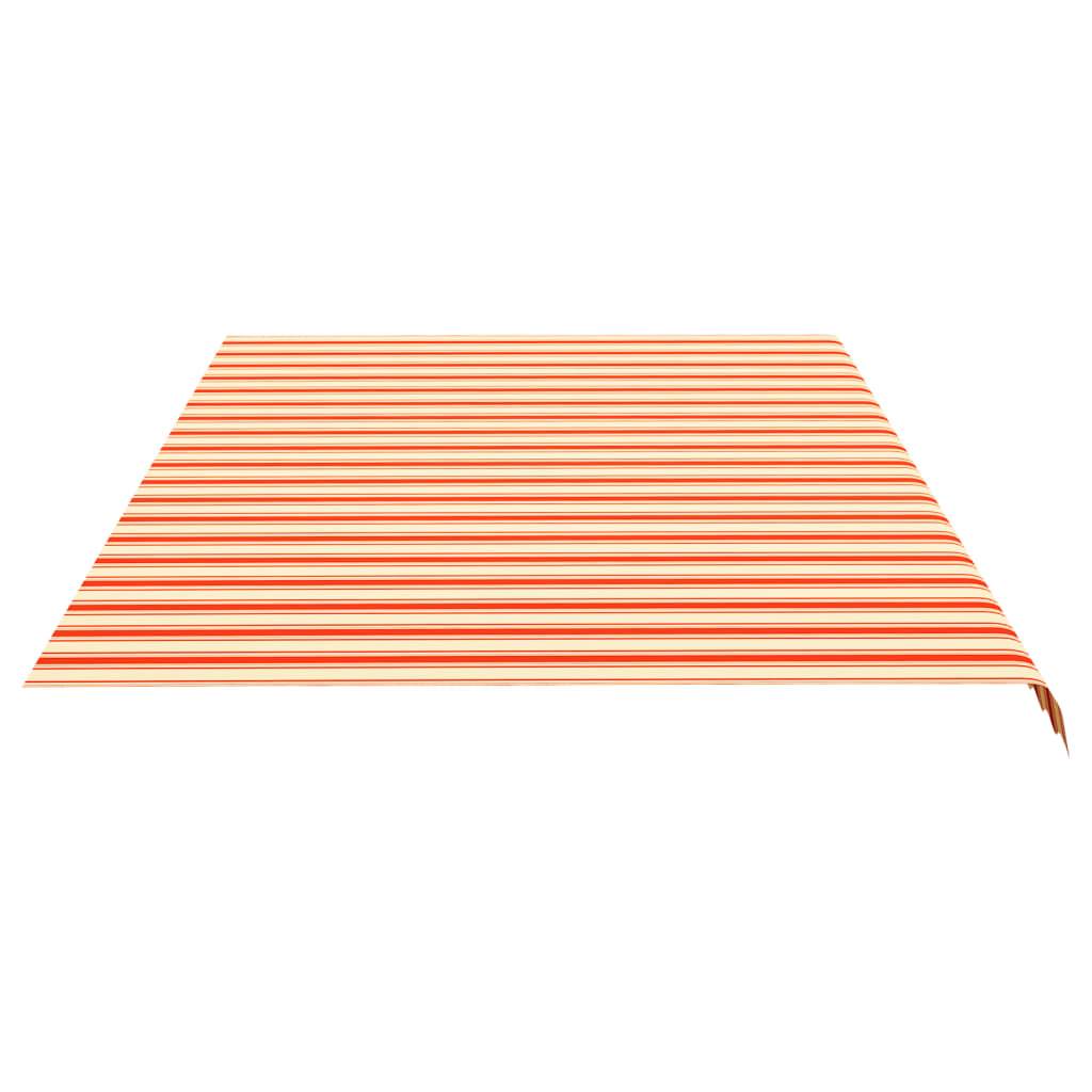 vidaXL Markisenbespannung Gelb und Orange 6x3,5 m