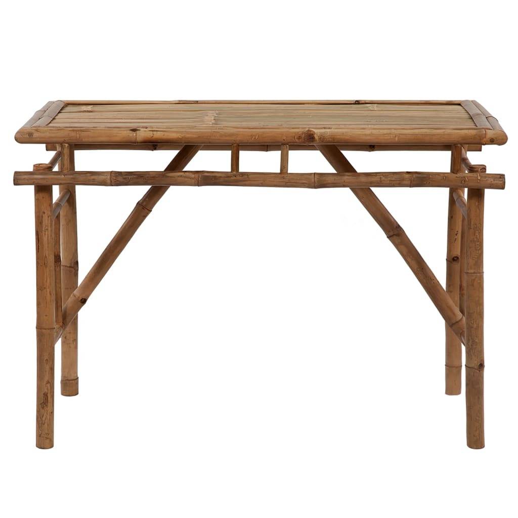 vidaXL Gartentisch Klappbar 115x50x75 cm Bambus