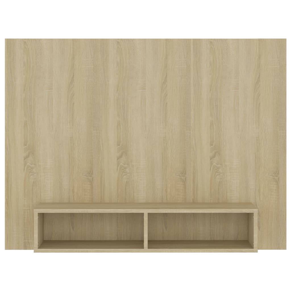 vidaXL TV-Wandschrank Sonoma-Eiche 120x23,5x90 cm Holzwerkstoff