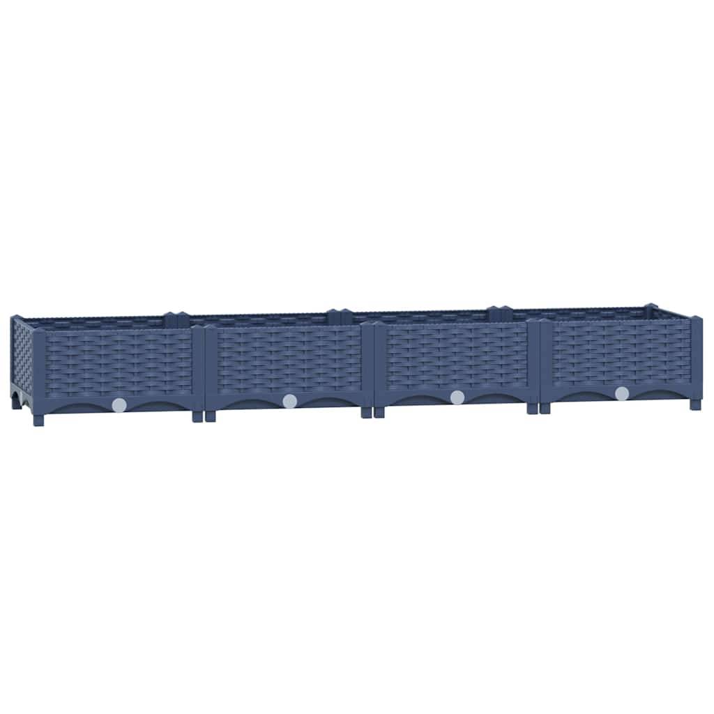 vidaXL Hochbeet 160x40x23 cm Polypropylen