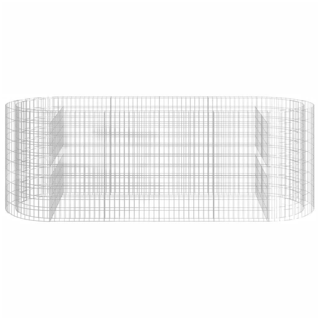 vidaXL Gabionen-Hochbeet Verzinktes Eisen 300x100x100 cm