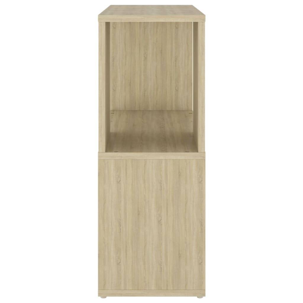 vidaXL Bücherregal Sonoma-Eiche 60x24x63 cm Holzwerkstoff